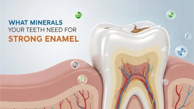 Tooth enamel structure strong enamel - Tooth enamel structure showing strong mineral layers